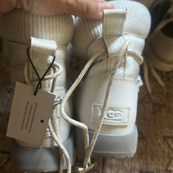 UGG Cream Fur-Lined Boots - Picture 5 of 7